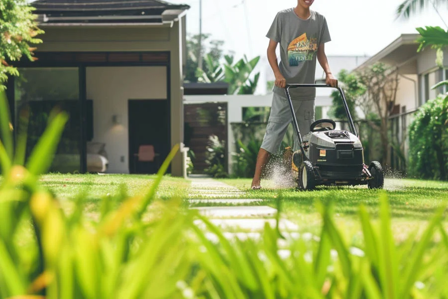 best battery mower