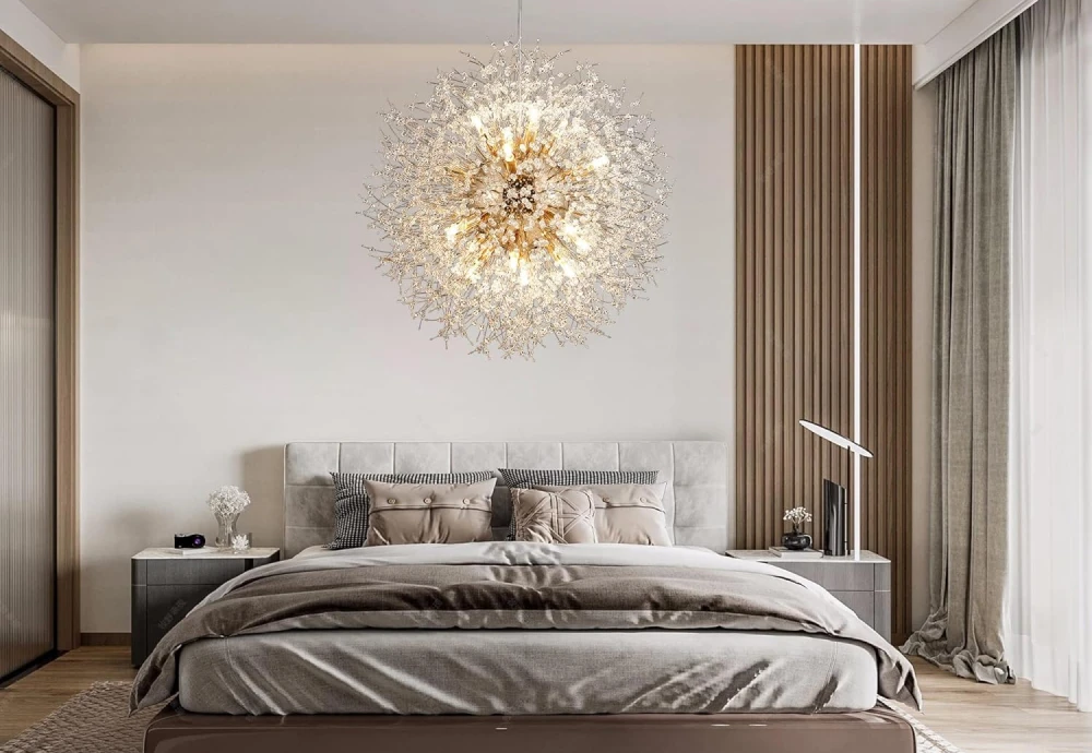 round crystal chandelier