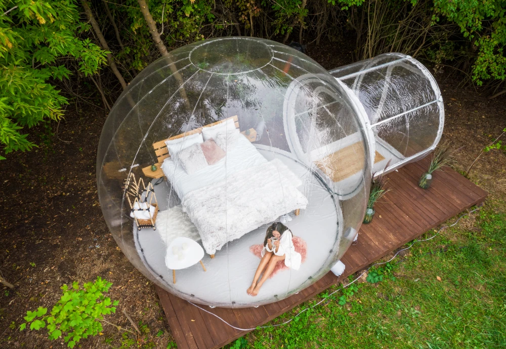 make your own bubble tent