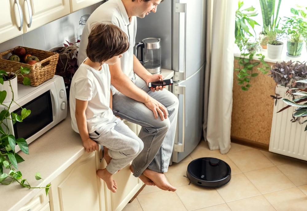 robot vacuum with cleaning station